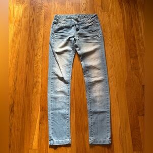 Blue Asphalt Skinny Jeans Size 0S